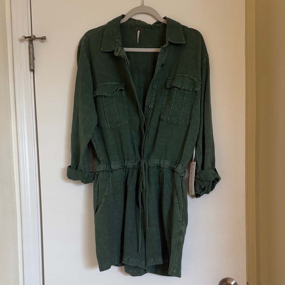 Young Fabulous & Broke Olive Romper